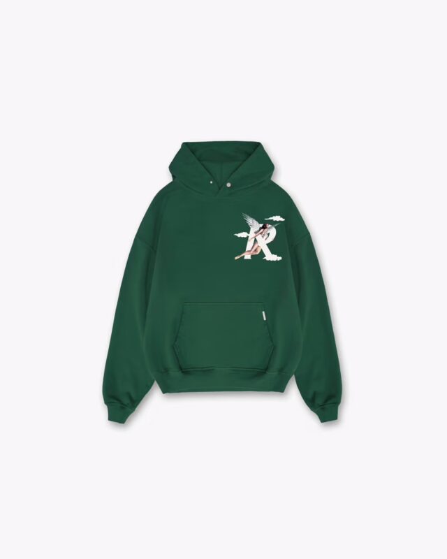 Represent Storms In Heaven Hoodie – Racing Green
