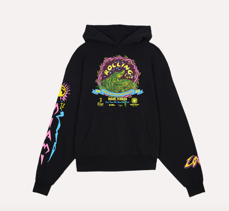 Travis Scott "Gator Country" Hoodie Black