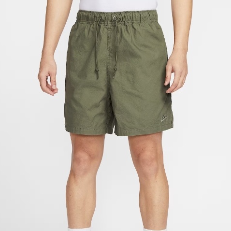 Nike Club Flow Wash Shorts Olive