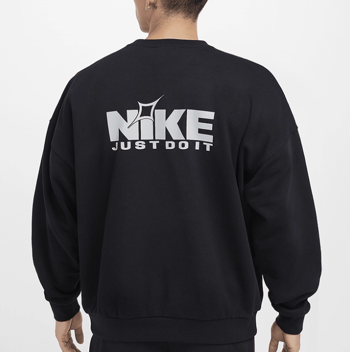 Nike Club "Just Do It" Crewneck Black
