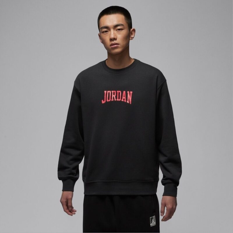 Nike Jordan Fleece Graphic Crewneck Black