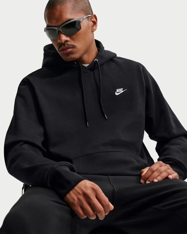 Nike Club Fleece Hoodie Black