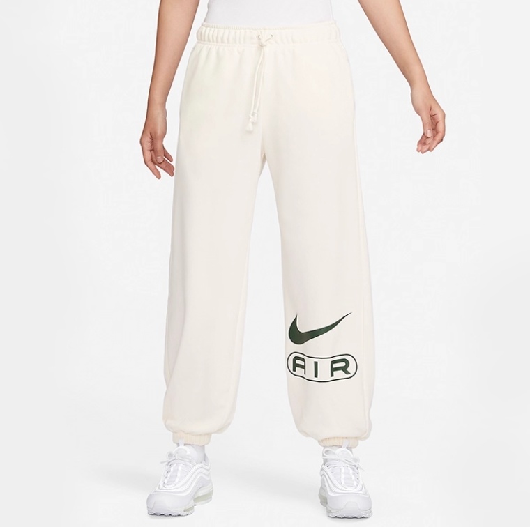 Nike Air Mid-Rise French Terry Pants Sail
