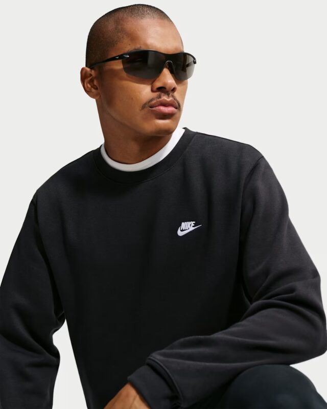 Nike Club Fleece Crew Black