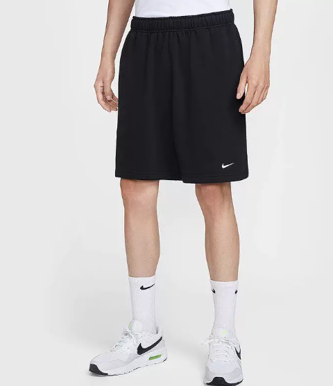 Nike Solo Swoosh Fleece Shorts Black