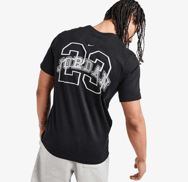 Nike Jordan Mvp Jm Hbr Ss Crew Tee Black