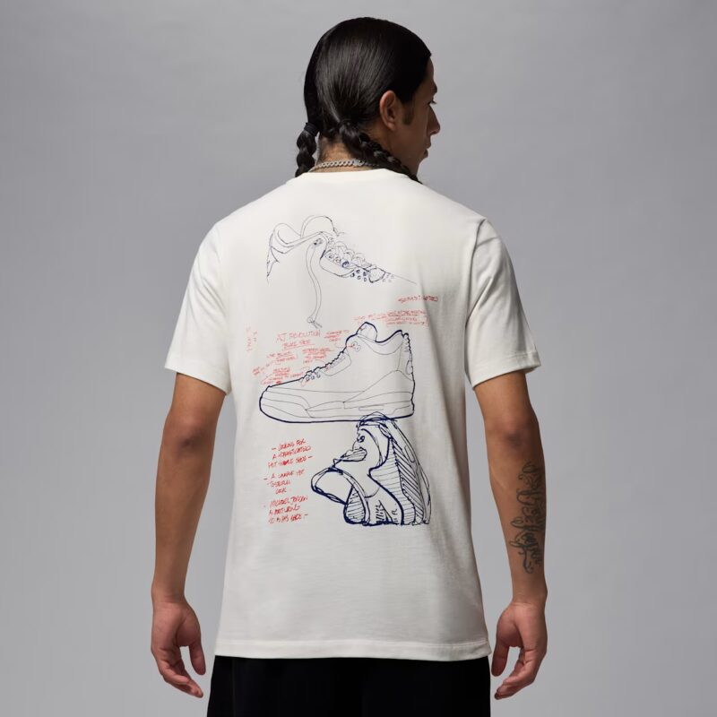 Nike Jordan Brand Rare AJ3 Tee White