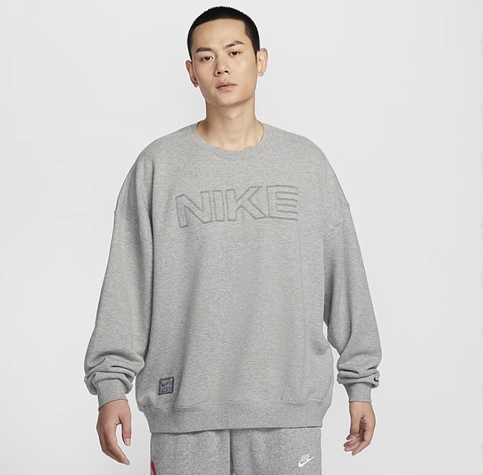 Nike Club Sweatshirt Grey