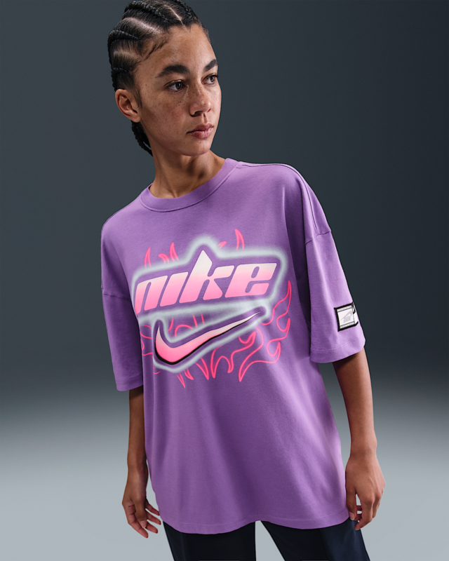 Nike Sportswear Graphic Tee Purple