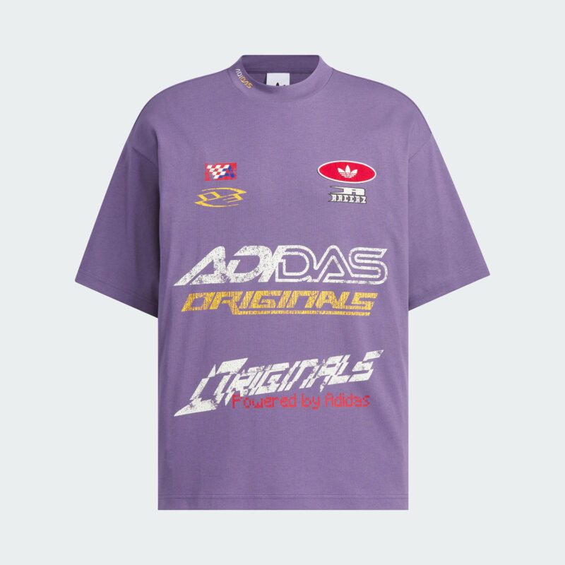 adidas Originals Short Sleeve T-shirt Purple